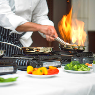 15,000 BTU Butane Stove - Black