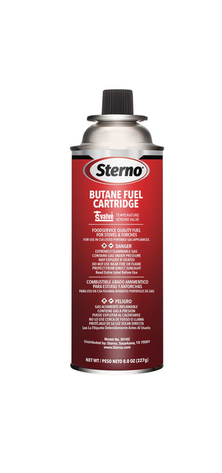 Sterno® Butane Fuel with TS Valve and RVR