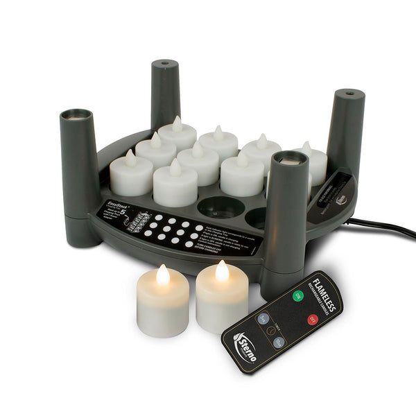 Rechargeable Candle Set 2.0 Timer - Starter Kit - Warm White