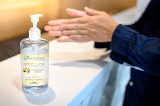 1 LITER EcoChoice Hand Sanitizer Lemon Zest Scent - 8 pack