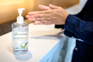 1 LITER EcoChoice Hand Sanitizer Clean & Fresh Scent - 8 pack