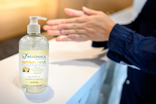 16 OZ EcoChoice Hand Sanitizer Lemon Zest Scent -  8 pack