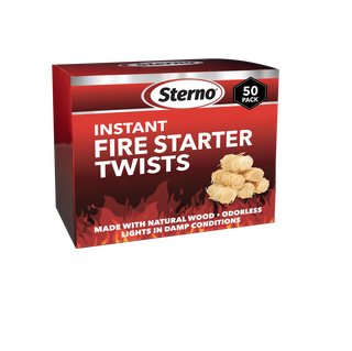 Sterno Instant Fire Starter Twists – 50 Pack