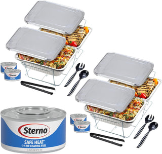 Sterno Disposable Chafing Dish Buffet Set - (22 PC)