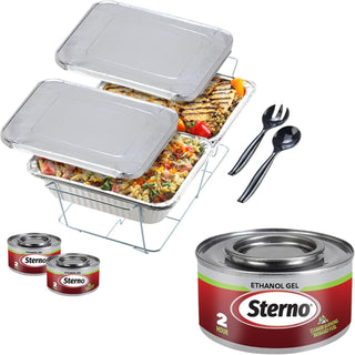 Sterno Chafing Dish Buffet Set - (8PC)