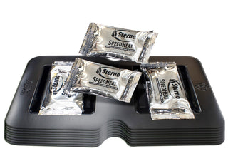 Sterno SpeedHeat® HD Tray Bundle - 100 SpeedHeat® Packets & 12 HD Trays