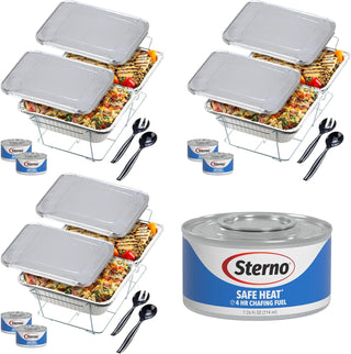 Sterno Disposable Chafing Dish Buffet Set - (30 PC)