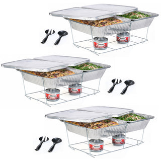 Sterno Disposable Chafing Dish Buffet Set - (30 PC)