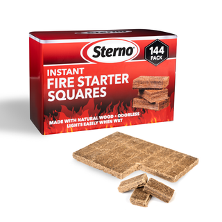 Sterno Instant Fire Starter Squares – 144 pack