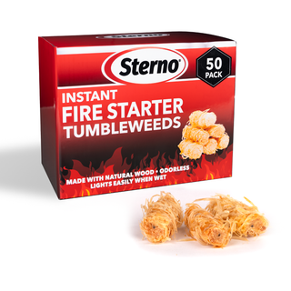 Sterno Instant Fire Starter Tumbleweeds – 50 Pack