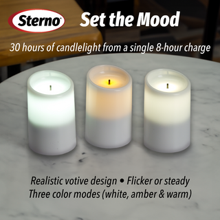 New! All-in-One Rechargeable Flameless Candles - Starter Kit