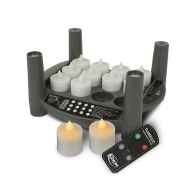 Rechargeable Candle Set 2.0 Timer - Amber Tealights