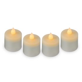 Rechargeable Candle Set 2.0 Timer - 4 Pack - Amber Tealights