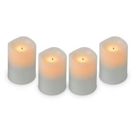 Rechargeable Candle Set 2.0 Timer - 4 Pack - Amber Votives