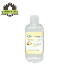 8 OZ EcoChoice Hand Sanitizer Lemon Zest Scent - 10 eaches