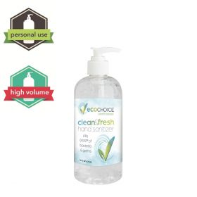 16 OZ EcoChoice Hand Sanitizer Clean & Fresh Scent -  8 eaches