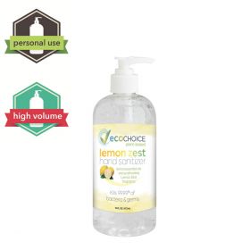 16 OZ EcoChoice Hand Sanitizer Lemon Zest Scent -  8 pack