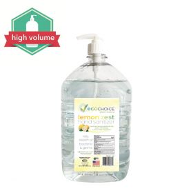 1 GALLON EcoChoice Hand Sanitizer Lemon Zest Scent - 4 pack