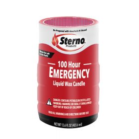 100hr Emergency Soft Light® Liquid Wax Candle 4/case