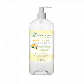 EcoChoice Hand Sanitizer Lemon Zest- 1 Liter 8/case