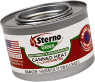 Sterno Green Canned Heat