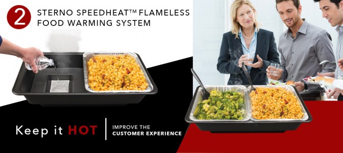 Sterno SpeedHeat Flameless Food Warming System